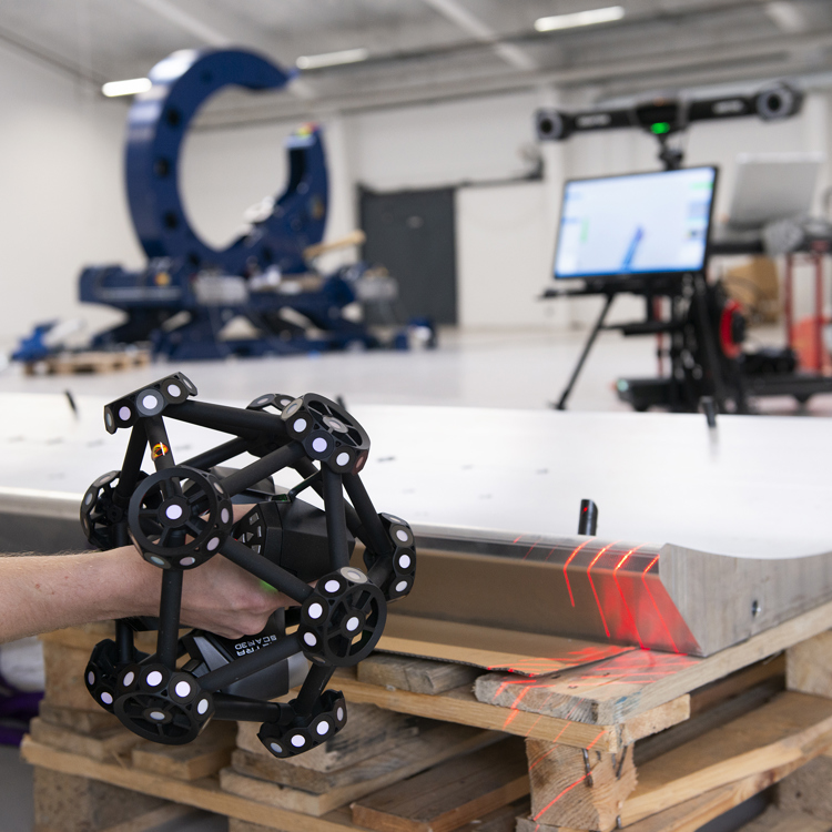 Måling af vindmøllevinge