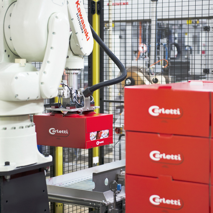 Palletering med Kawasaki hos Carletti