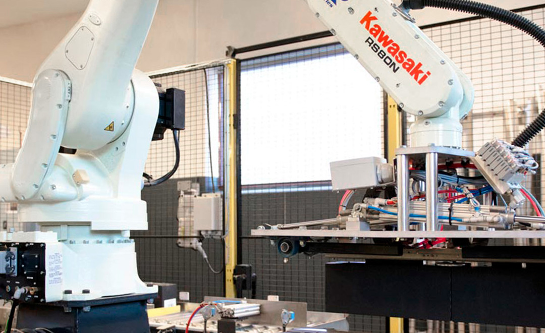 Automatisk palletering hos Heede Bolcher 