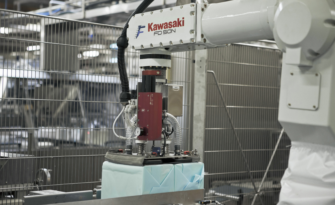 Palletering hos Dragsbæk Margarinefabrik