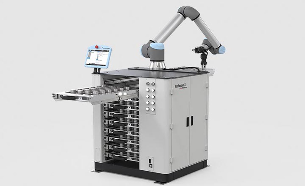 Easy Robots Profeeder til produktionsserier af højere volumen. Tilbehør til Universal Robots