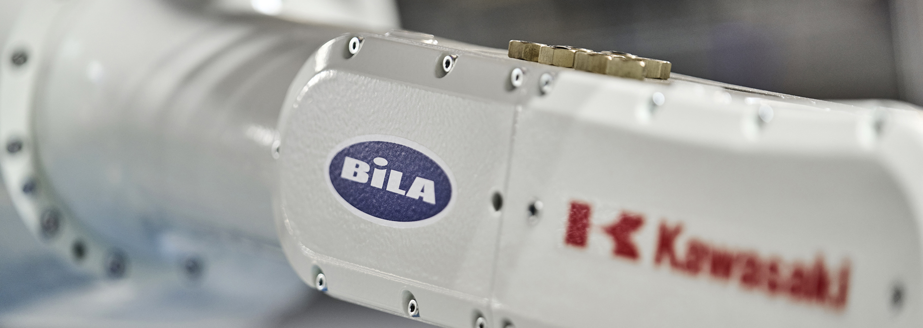 Closeup af Kawasaki industrirobot