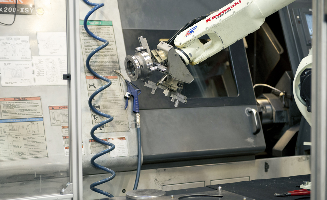 Robotcelle til maskinbetjening hos Hydrema