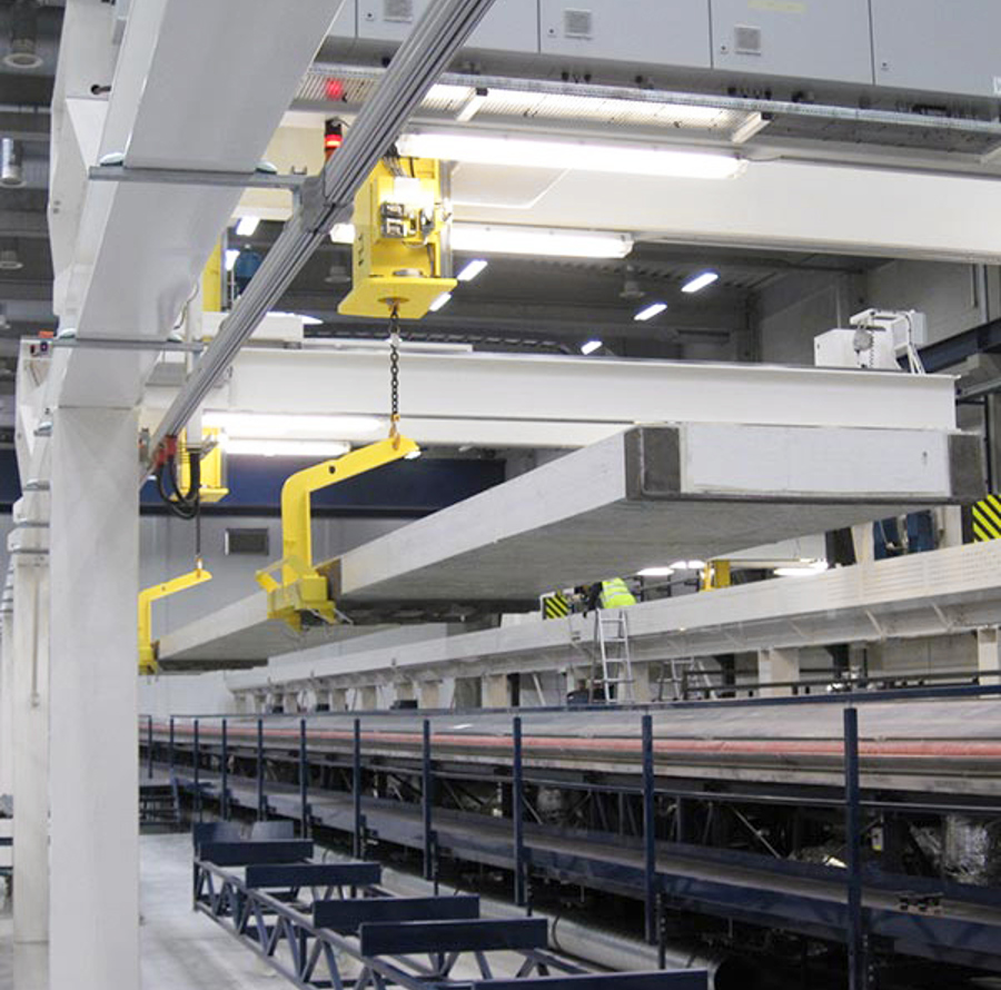 Monteringsportal til håndtering af glas/komposit