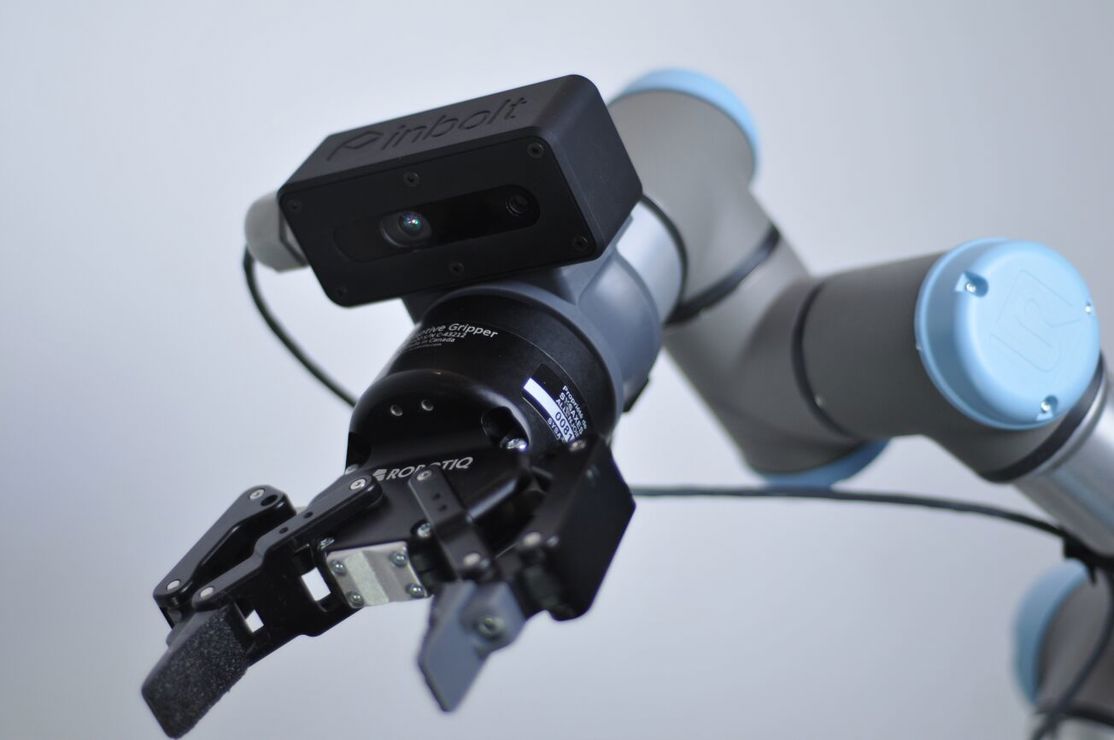 Ur3e robot fra Universal Robots med griber