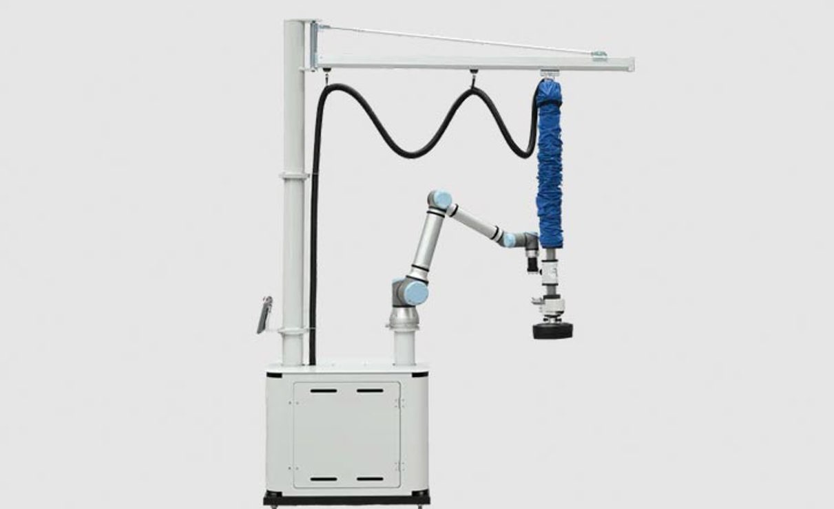 Mobil cobot lift til montering - tilbehør til Universal Robots