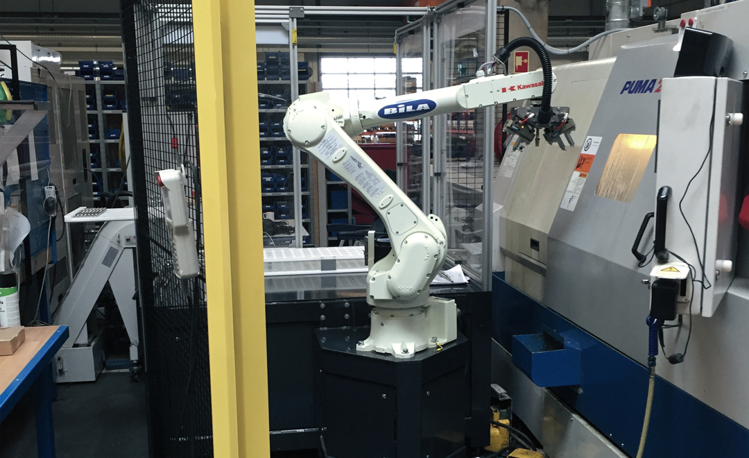 RoboPower T850-6L til bearbejdningscentret hos Prodan