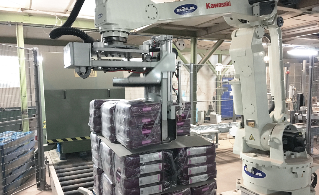 Kawasaki ZD 130-robotcelle hos Imery Absorbents