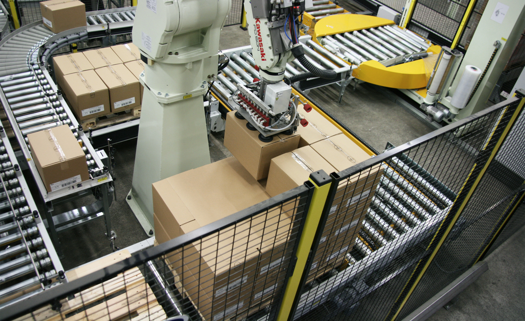 Palletering med Kawasakirobot