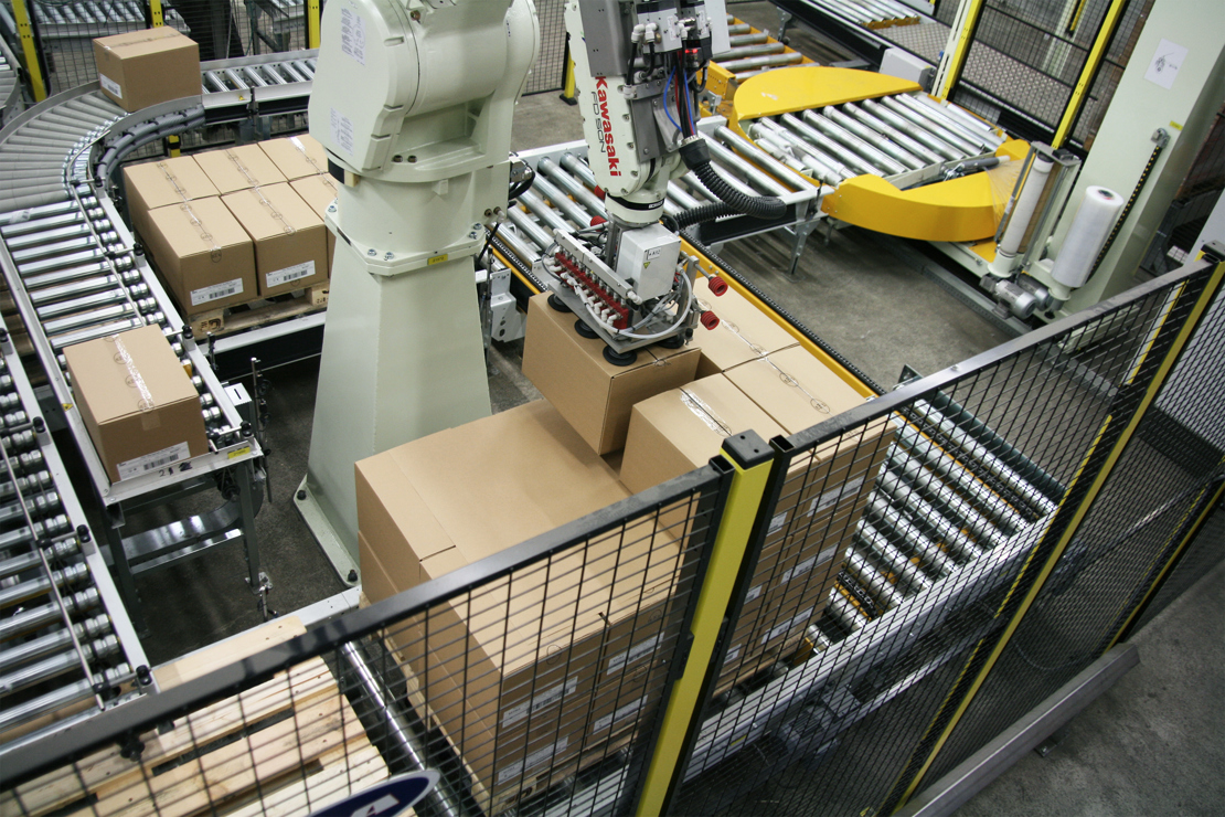 Palletering med Kawasakirobot