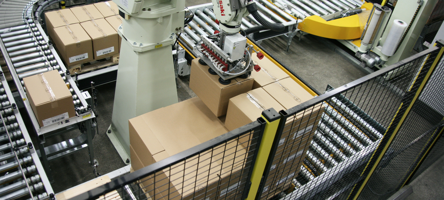 Palletering med Kawasakirobot