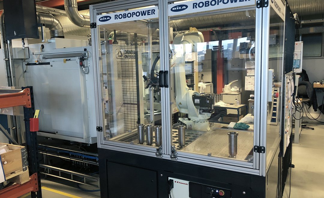 Robotcelle til drejebænk hos Man Energy Solutions