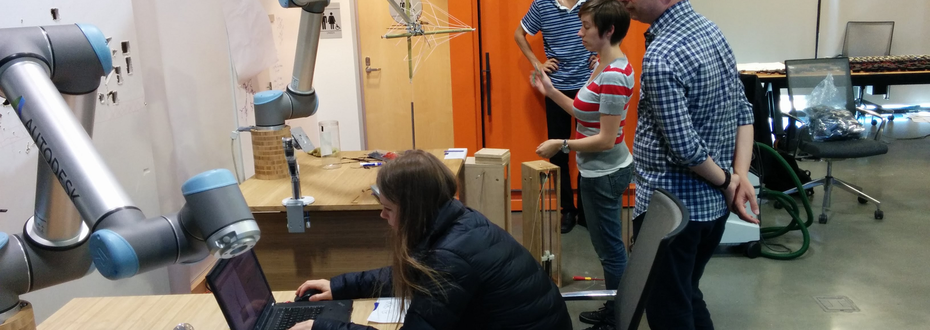 Undervisning i brugen af robotarme fra Universal Robots