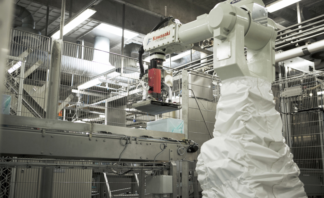 Palletering hos Dragsbæk Margarinefabrik