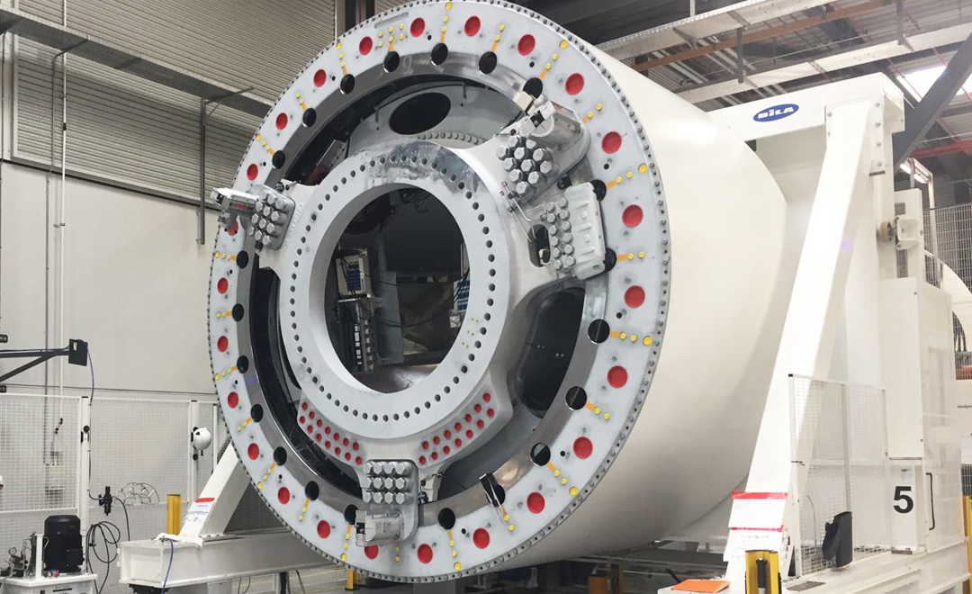 step-linjeproduktion til generator hos Siemens Gamesa Renewable Energy