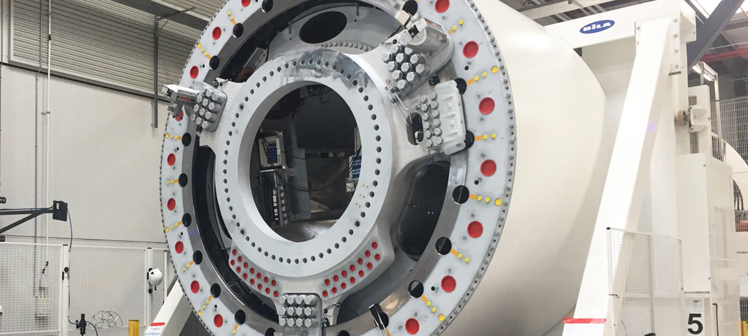 step-linjeproduktion til generator hos Siemens Gamesa Renewable Energy