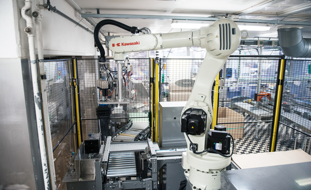 Palleteringsløsning hos Odense Marcipan