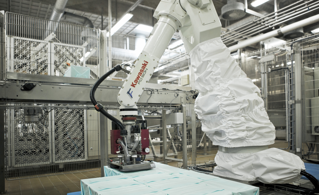 Palletering hos Dragsbæk Margarinefabrik