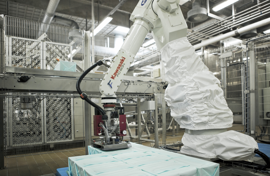 Palletering hos Dragsbæk Margarinefabrik