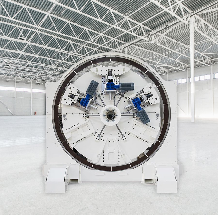 Mobile Root End Milling til halvautomatisk produktion til vindmøller